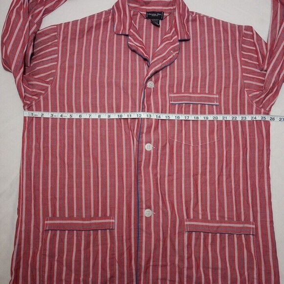 Christian Dior Monsieur Men's XL Pajama Shirt Button Up Striped Long Sleeve - Picture 4 of 7